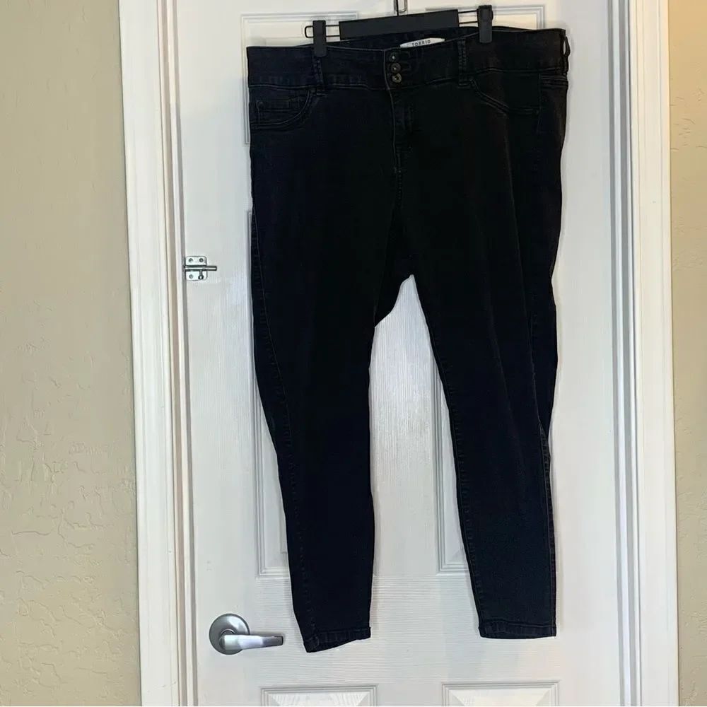 Torrid Jeggings Charcoal Black Size 20R